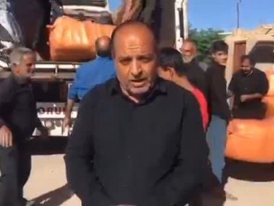 ارسال کمکهای غیر نقدی مردم سیریز به موکب امامزاده جعفر و شهدای سیریزعمود ۳۸۷