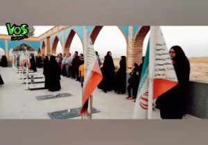 غبار روبی قبور شهدا به مناسبت هفته دفاع مقدس