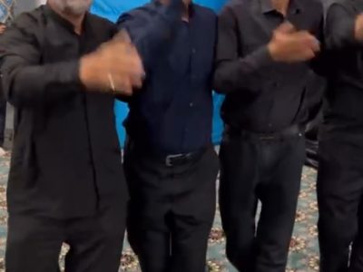 عزاداری و جوش زنی تکیه حضرت ابوالفضل
